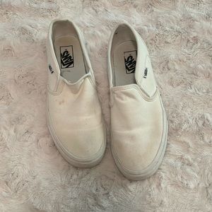 White vans size 10